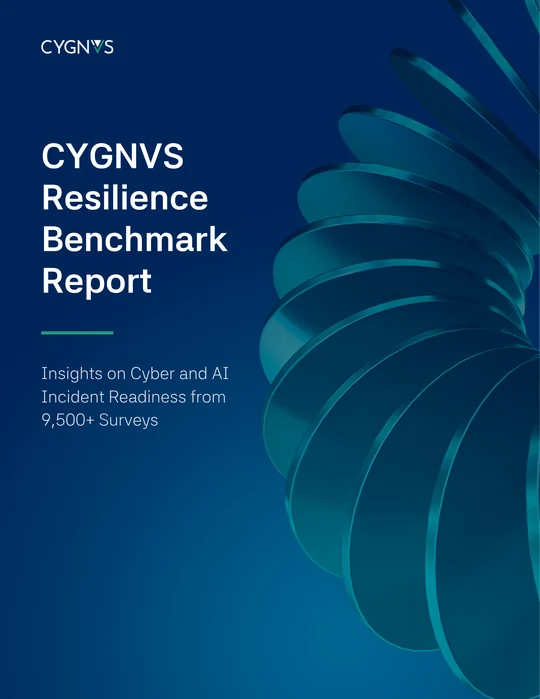 CYGNVS Resilience Benchmark Report cover